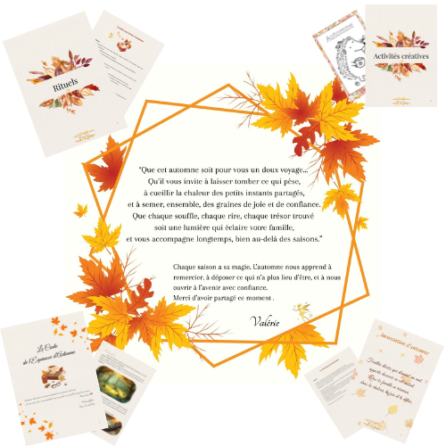 présentation ebook (carré) Fée de l'hêtre grimoire d'automne - vers un automne agréable